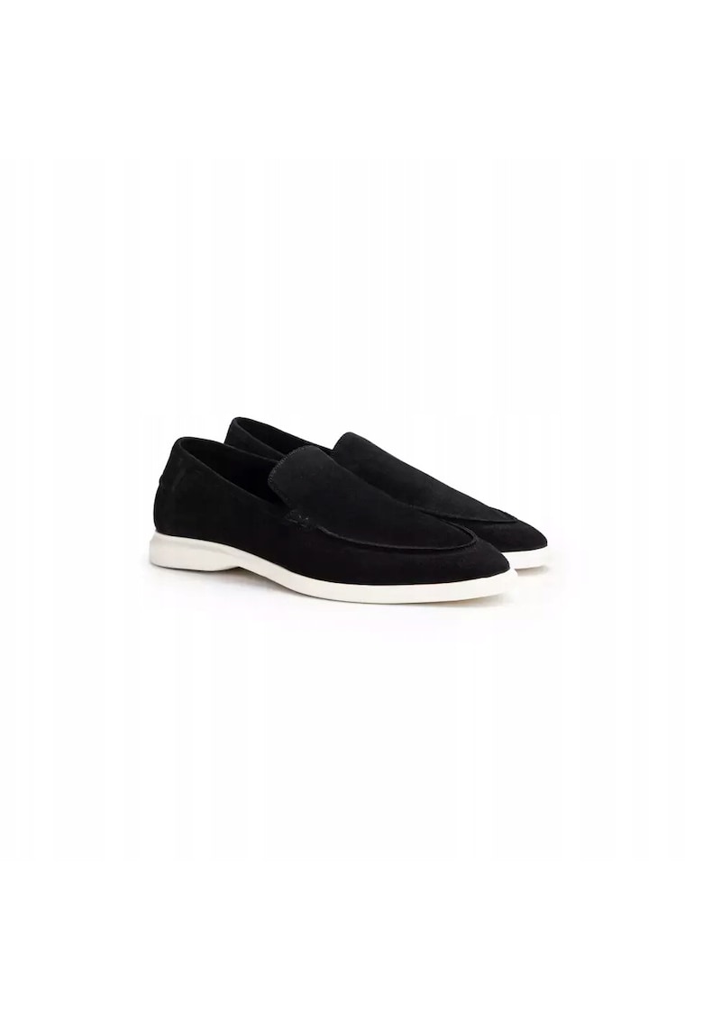 barbati Stride Flex - piele intoarsa - negru - Negru