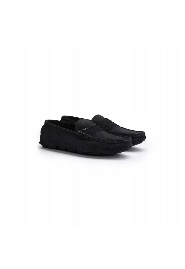 barbati Rover - piele naturala - bleumarin - Albastru