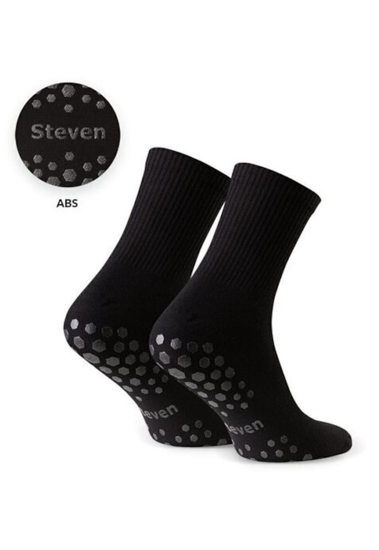 Sosete antiderapante barbati cu ABS S088 - Negru