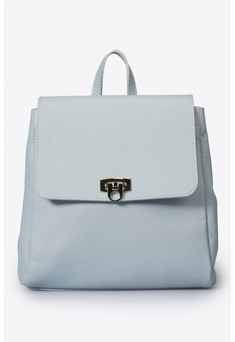 Rucsac din piele cu clapa