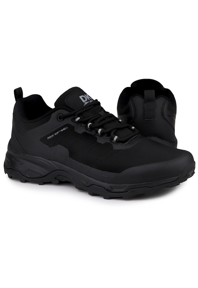 Pantofi sport barbati - trekking - negru - material softshell -