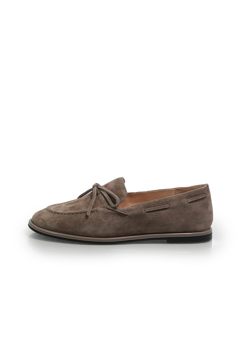 Mocasini din piele intoarsa 2614009 - Maro