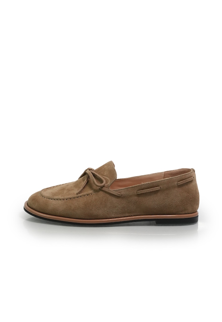 Mocasini din piele intoarsa 2614009 - Galben