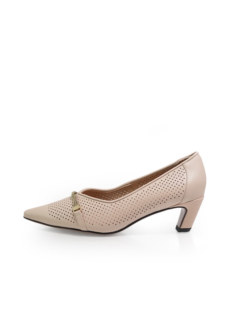 Pantofi dama 2613005 din piele naturala Bej 36 - Bej