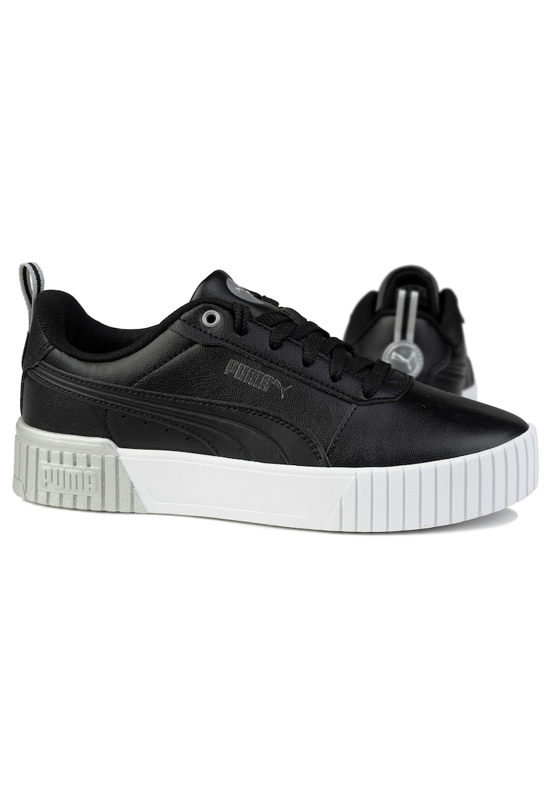 Pantofi sport dama Carina METALLIC DREAM - negru - piele ecologica -