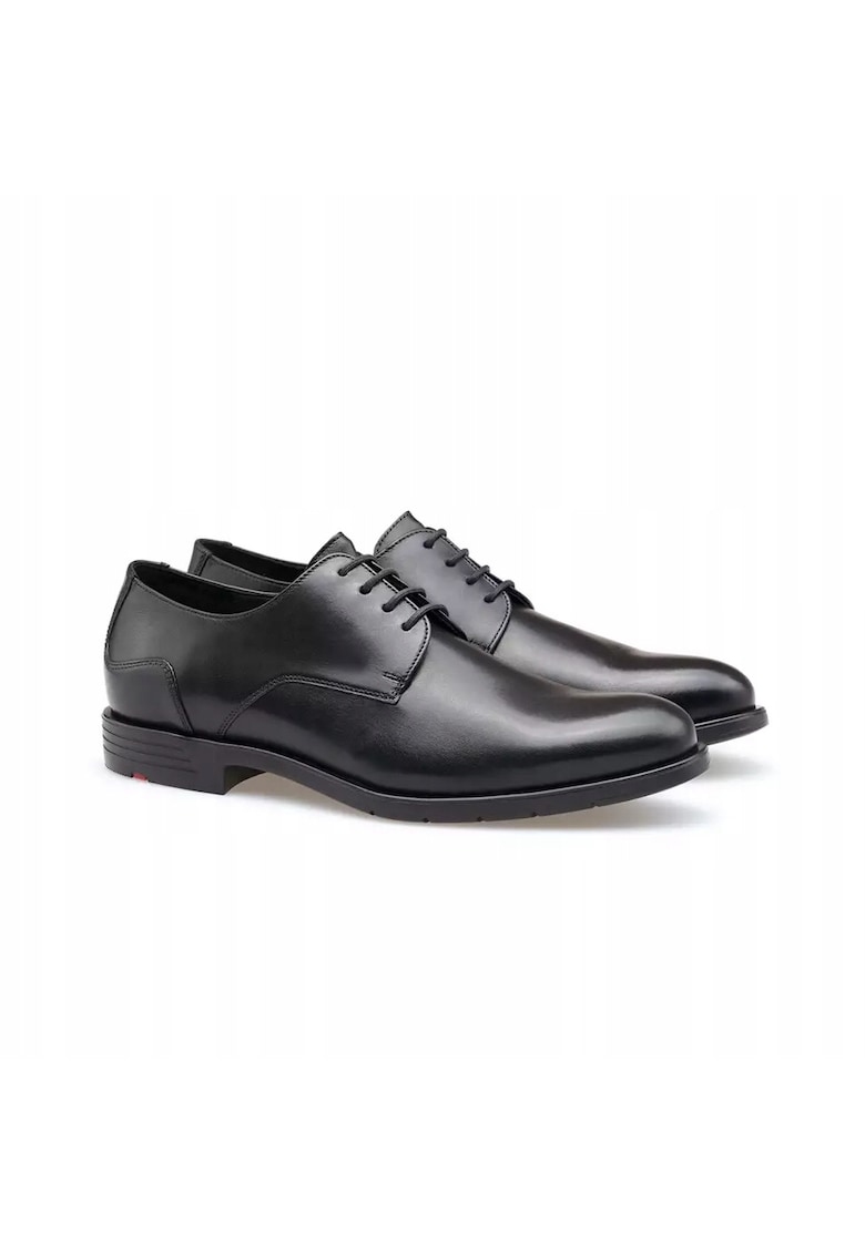 Pantofi derby barbati EEZY 110 - piele naturala - negru - Negru