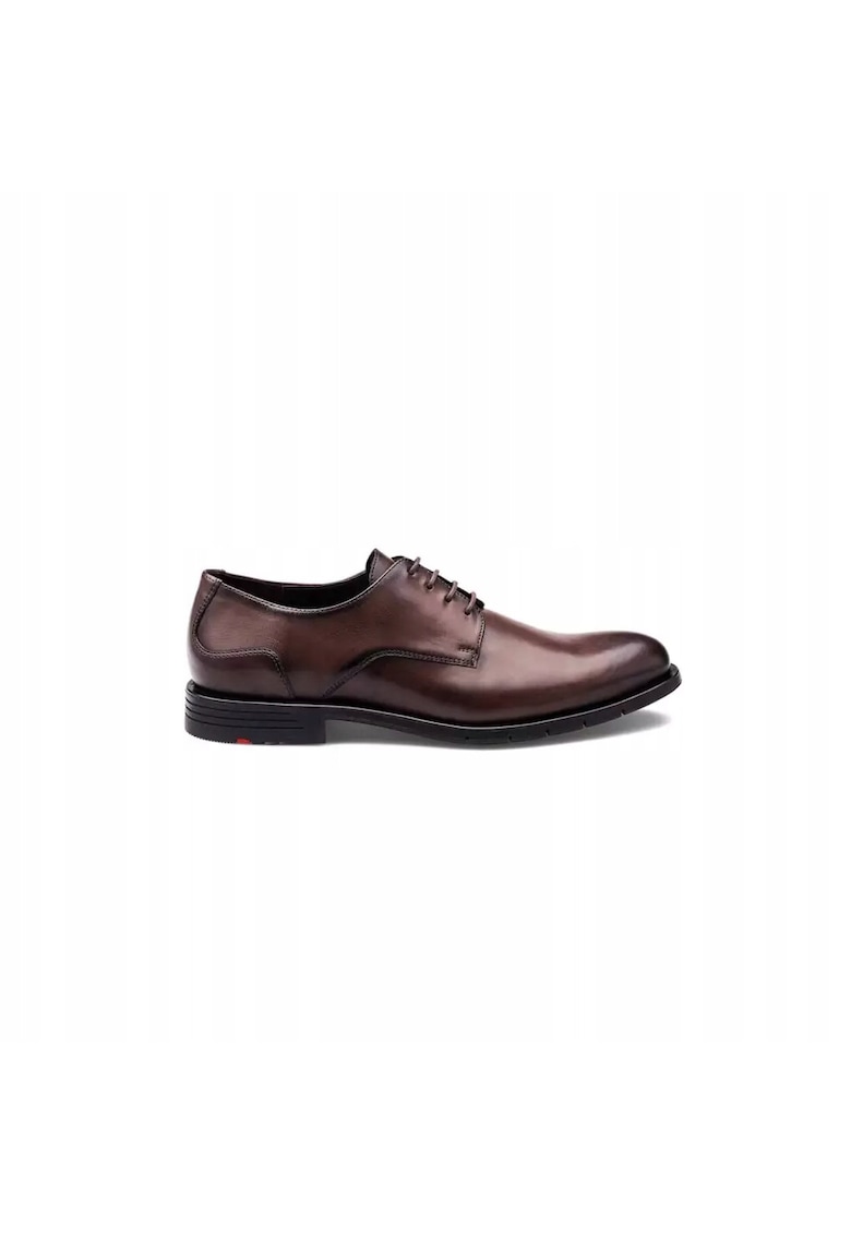 Pantofi derby bărbați EEZY 110 - piele naturală - maro - Maro