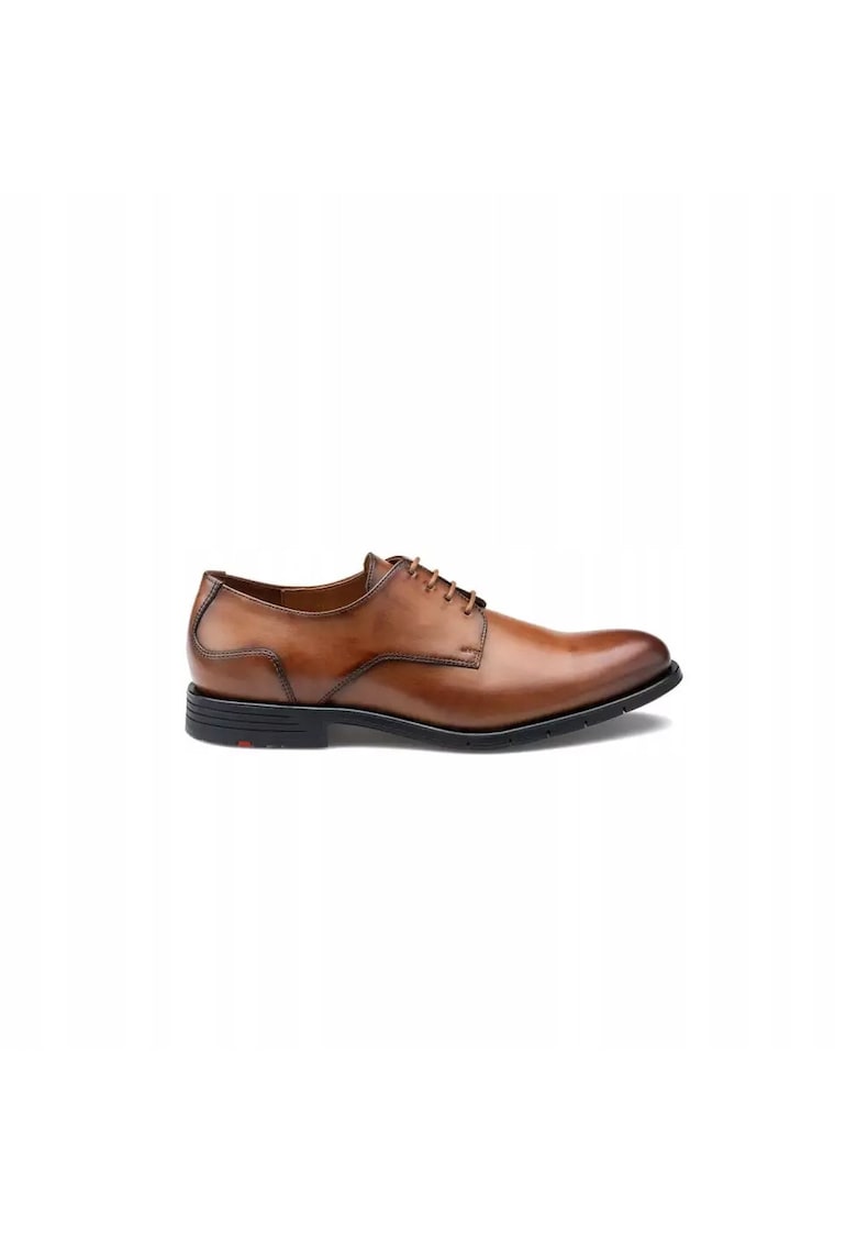 Pantofi derby Eezy 110 - piele maro cognac - Maro