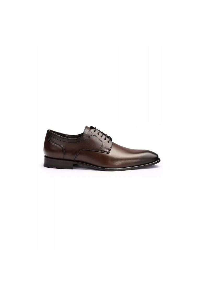 Pantofi derby barbati LENO 110 - piele naturala - maro inchis - marimea
