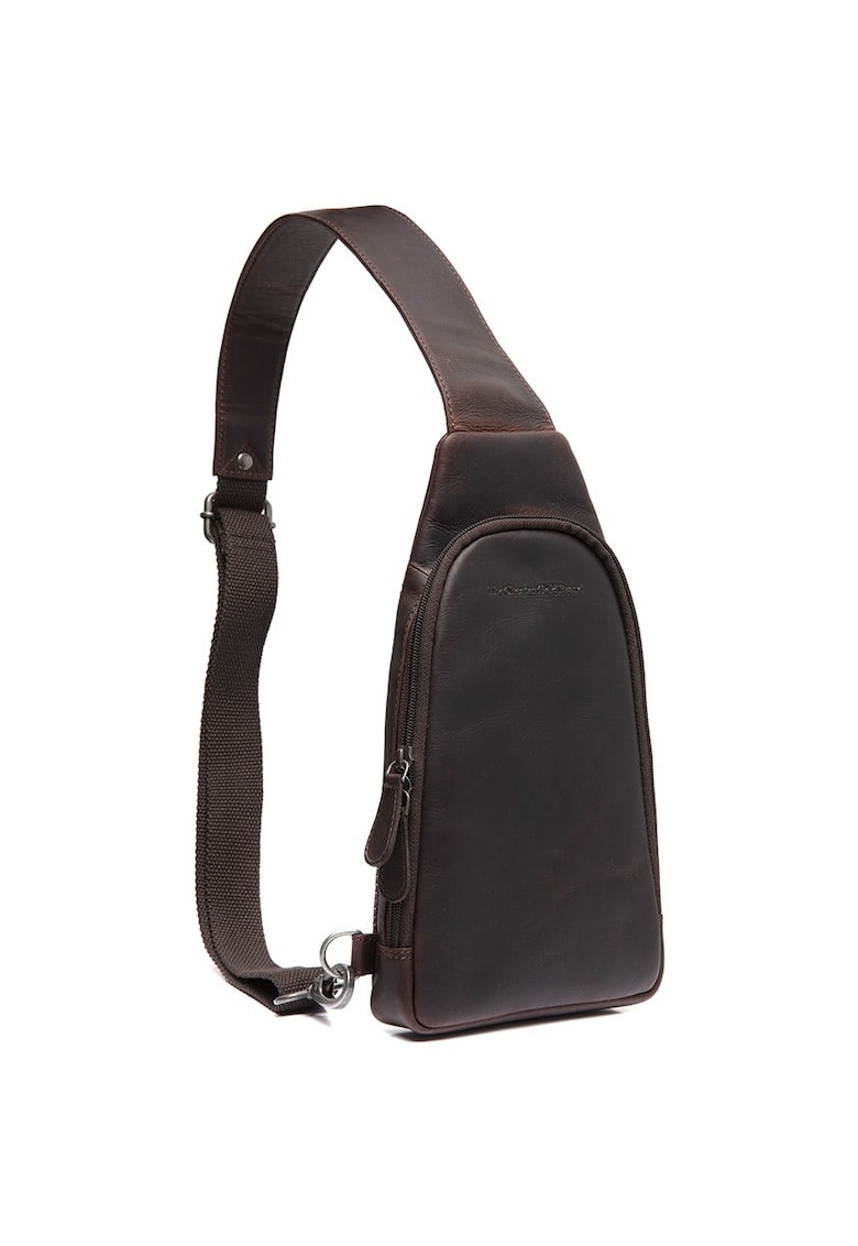 Geanta crossbody barbati piele naturala - 2 litri - Bowey - - Maro