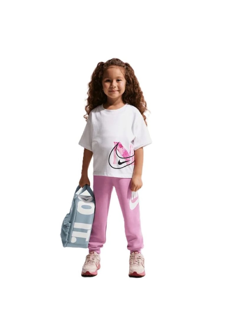 Tricou copii NKG MOVE WITH NATURE BOXY SS T - Bumbac - Alb - Alb