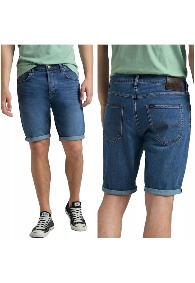 Pantaloni scurti barbati 5 PKT - regular fit - albastru - 36 EU