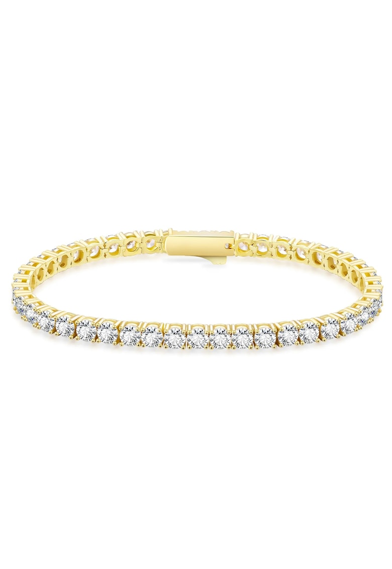 Bratara Tennis Elements 3 mm Gold - 18 cm
