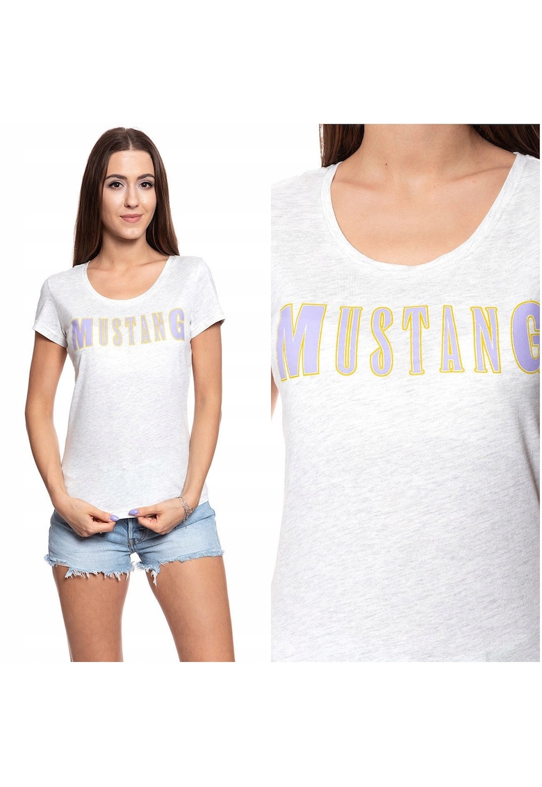 Tricou dama Alexia - alb - bumbac - marime