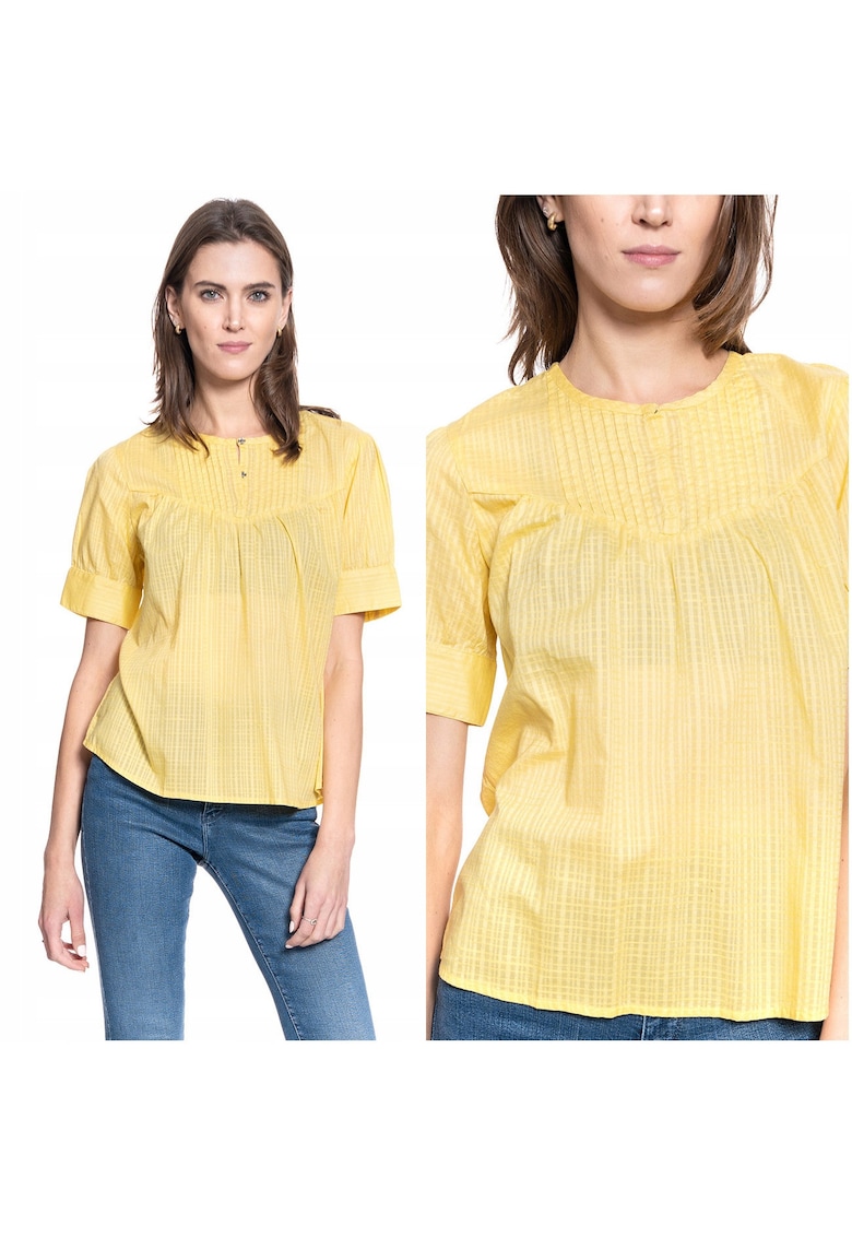 Tricou femei - Elsa - bumbac - galben -