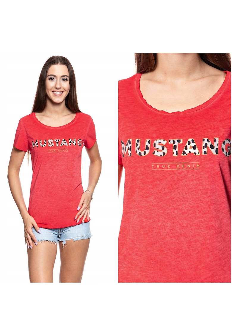 Tricou pentru femei ALEXIA C PRINT rosu - marime