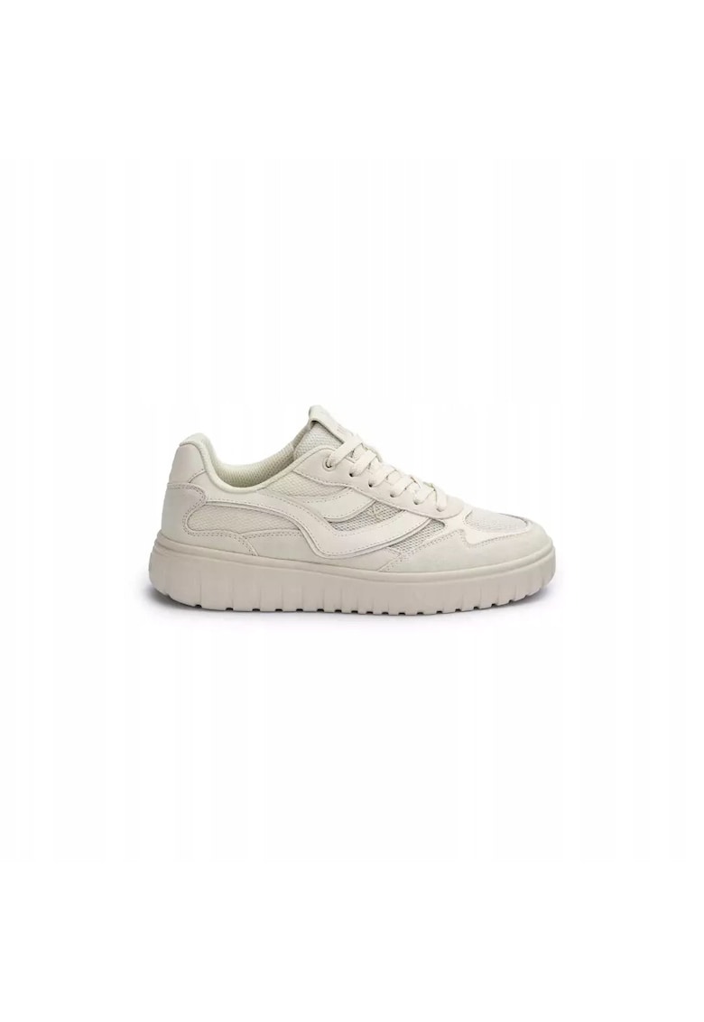 Sneakers femei TORO WAVE - piele naturala si alb - Alb
