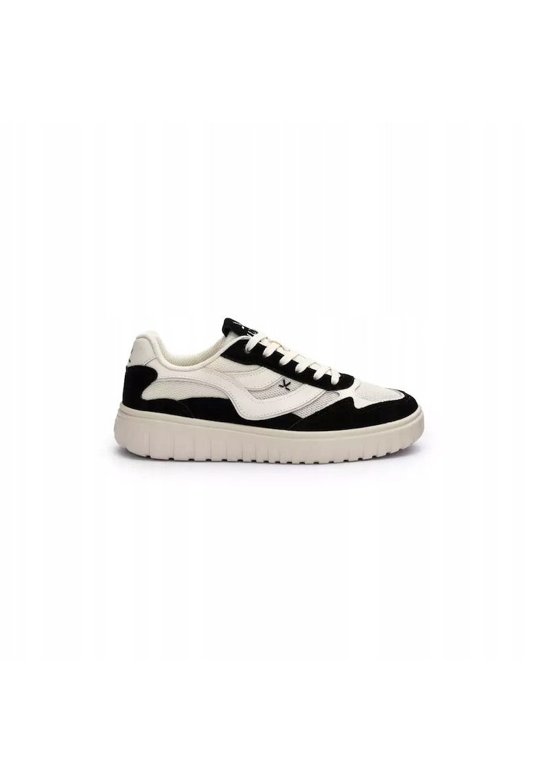 Sneakers femei TORO WAVE - piele naturala si - Negru