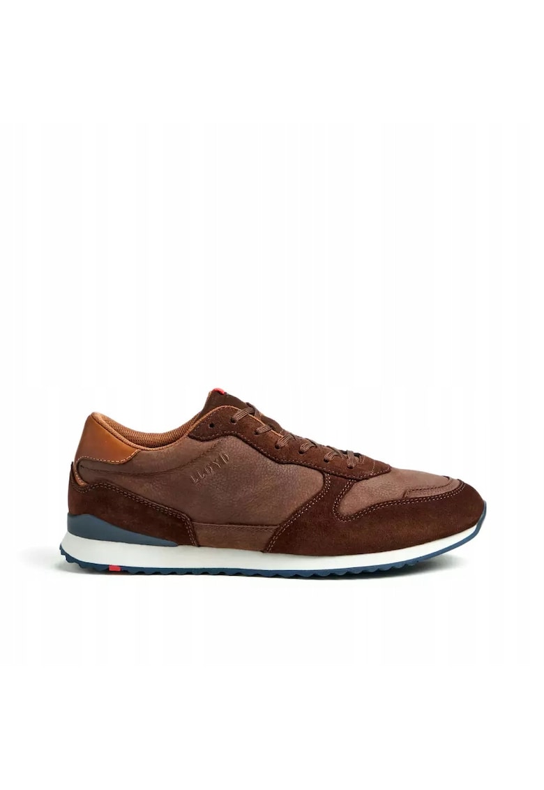 Sneakers barbati EDMOND - piele naturala - maro - marimea 42 - 5