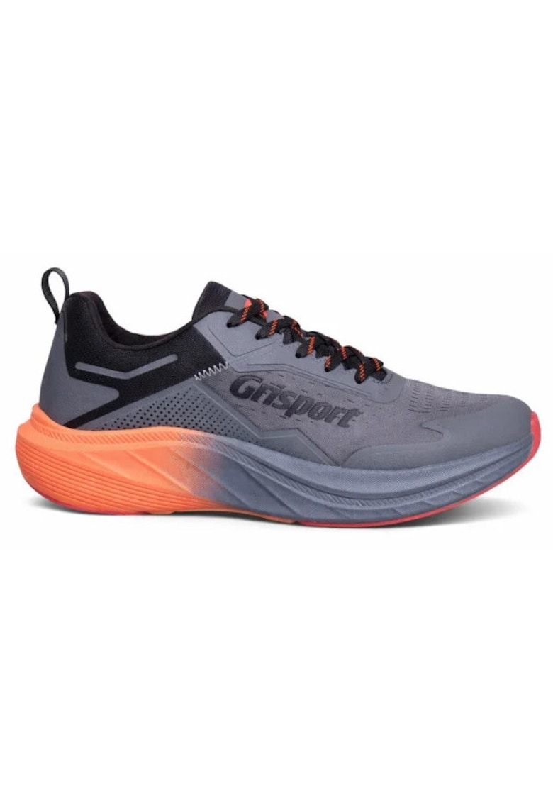 Pantofi Juabite Gri - Grey/Orange - Gri