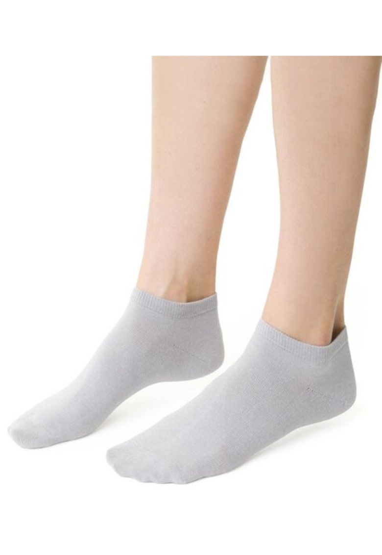 Sosete bumbac scurte S052 - Gri