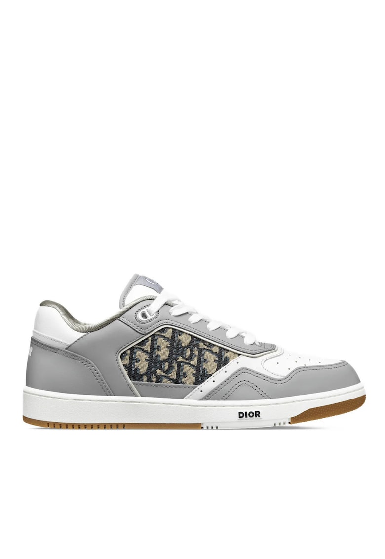 Sneakers barbati - B27 - Piele Vitel - Alb/Gri -