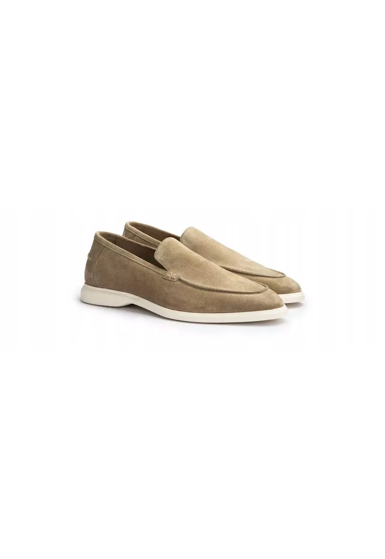 Mocasini barbati Stride Flex - piele intoarsa - bej - Bej