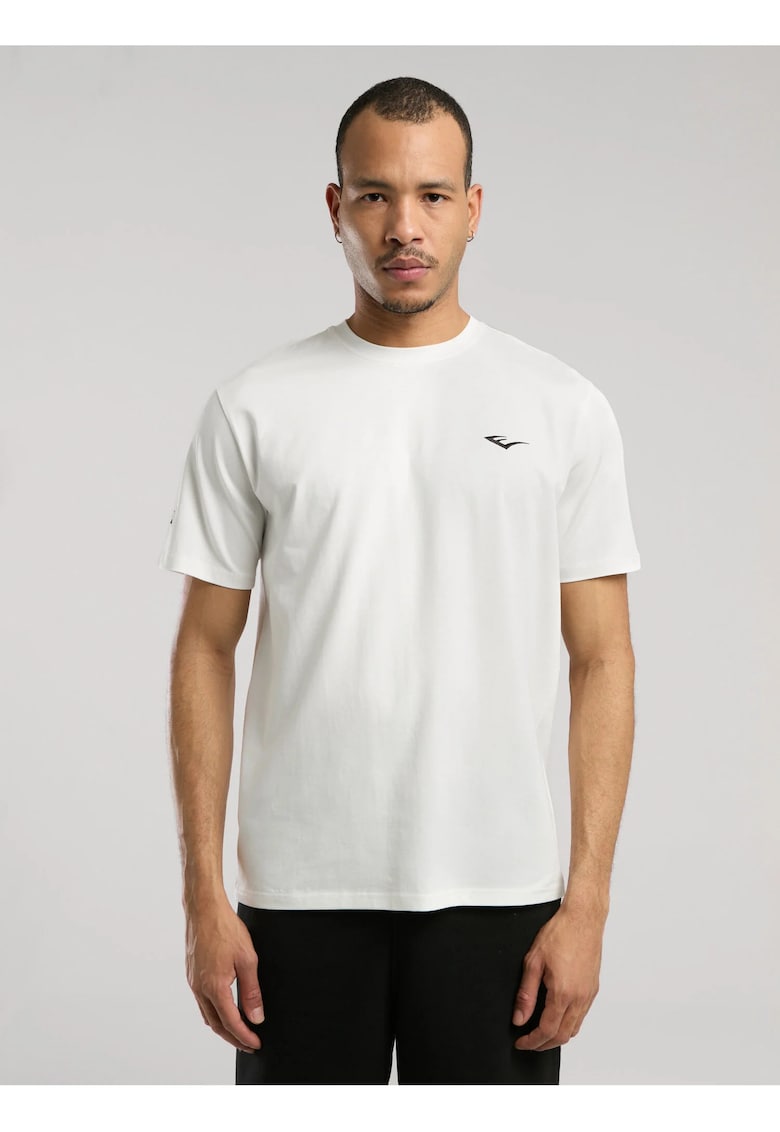 Tricou cu detalii logo - Alb - Alb