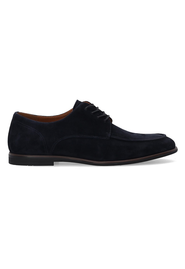 Pantofi derby din piele intoarsa -