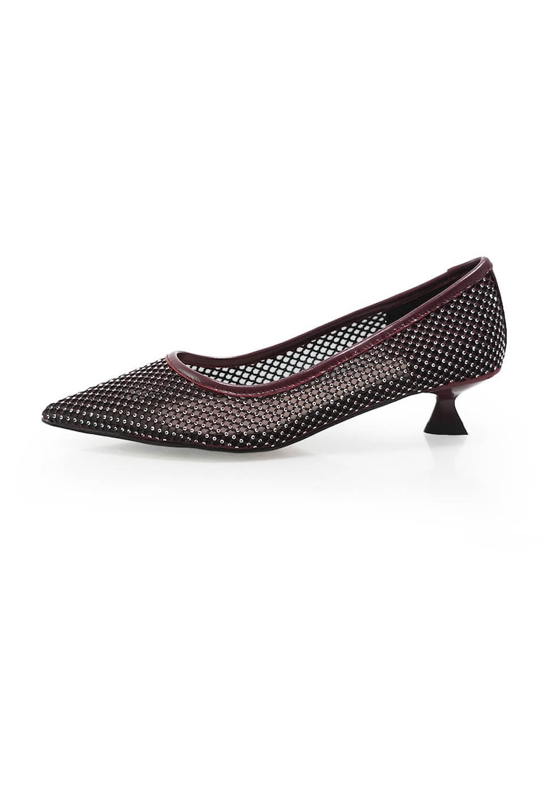 Pantofi Eleganti 2601534 din piele naturala - Rosu