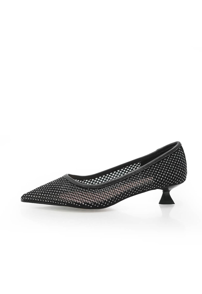Pantofi Eleganti 2601535 din piele naturala - Negru