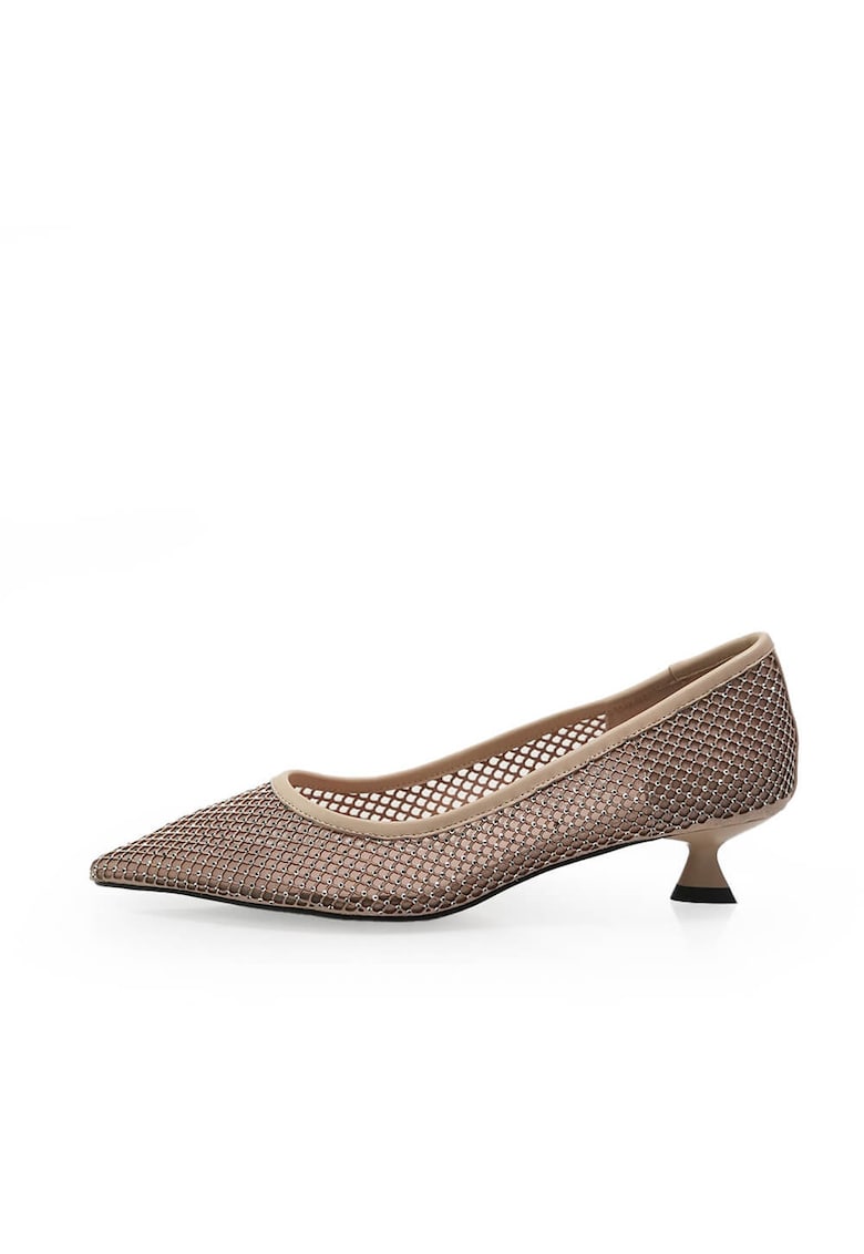 Pantofi Eleganti 2601535 din piele naturala - Bej