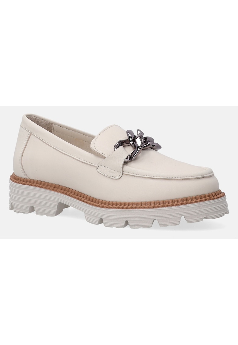 Pantofi loafer cu lant decorativ