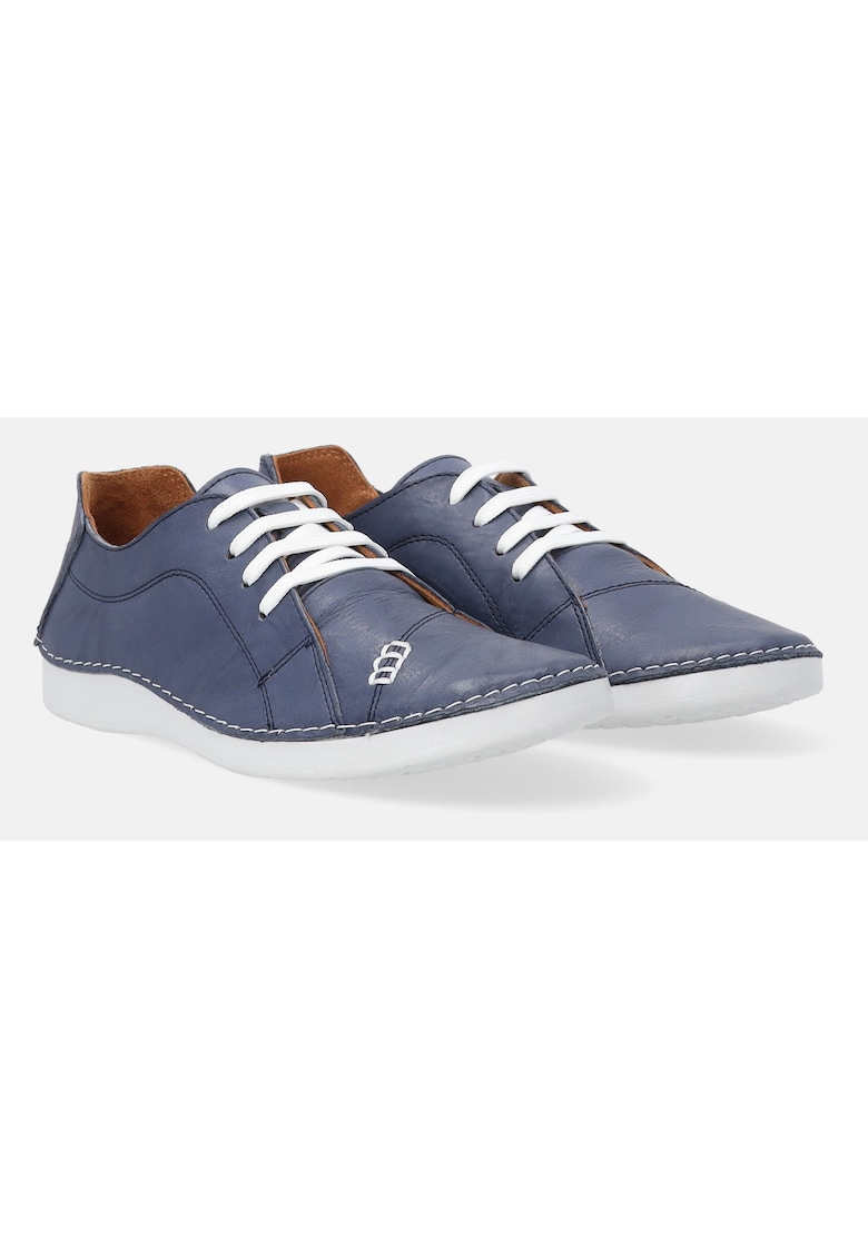 Pantofi sport cu talpa joasa din piele