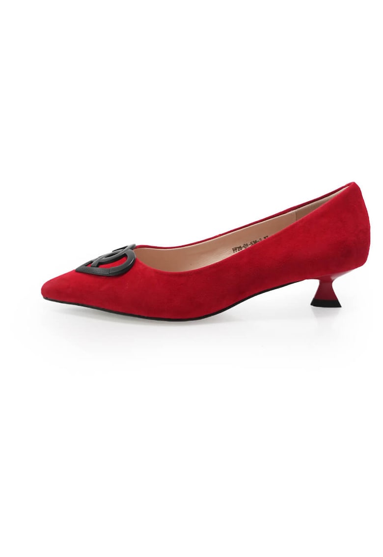 Pantofi Eleganti 2601536 din piele naturala Rosu