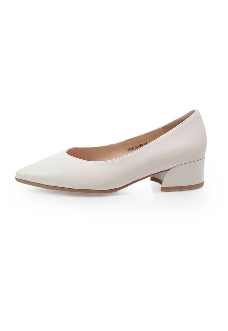 Pantofi 2601502 din piele naturala - Bej