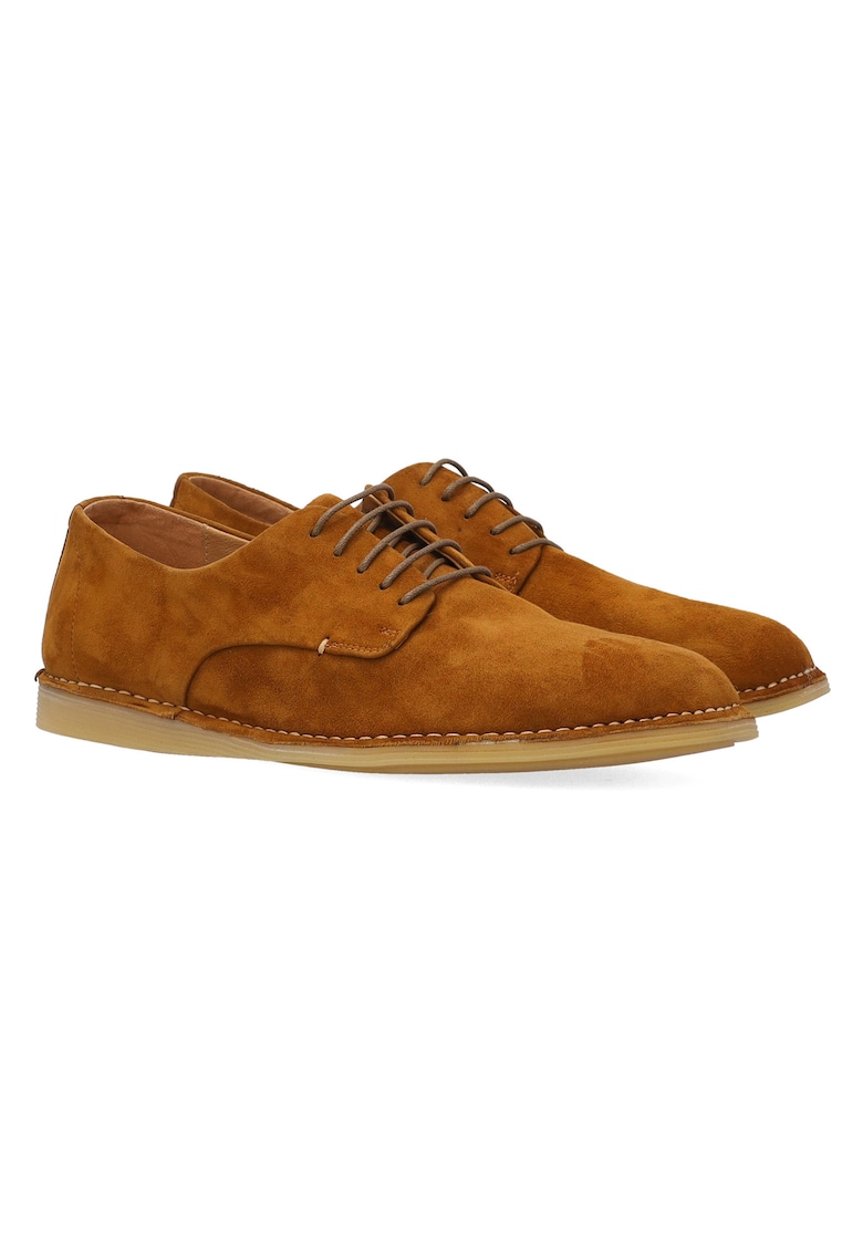 Pantofi casual de piele intoarsa