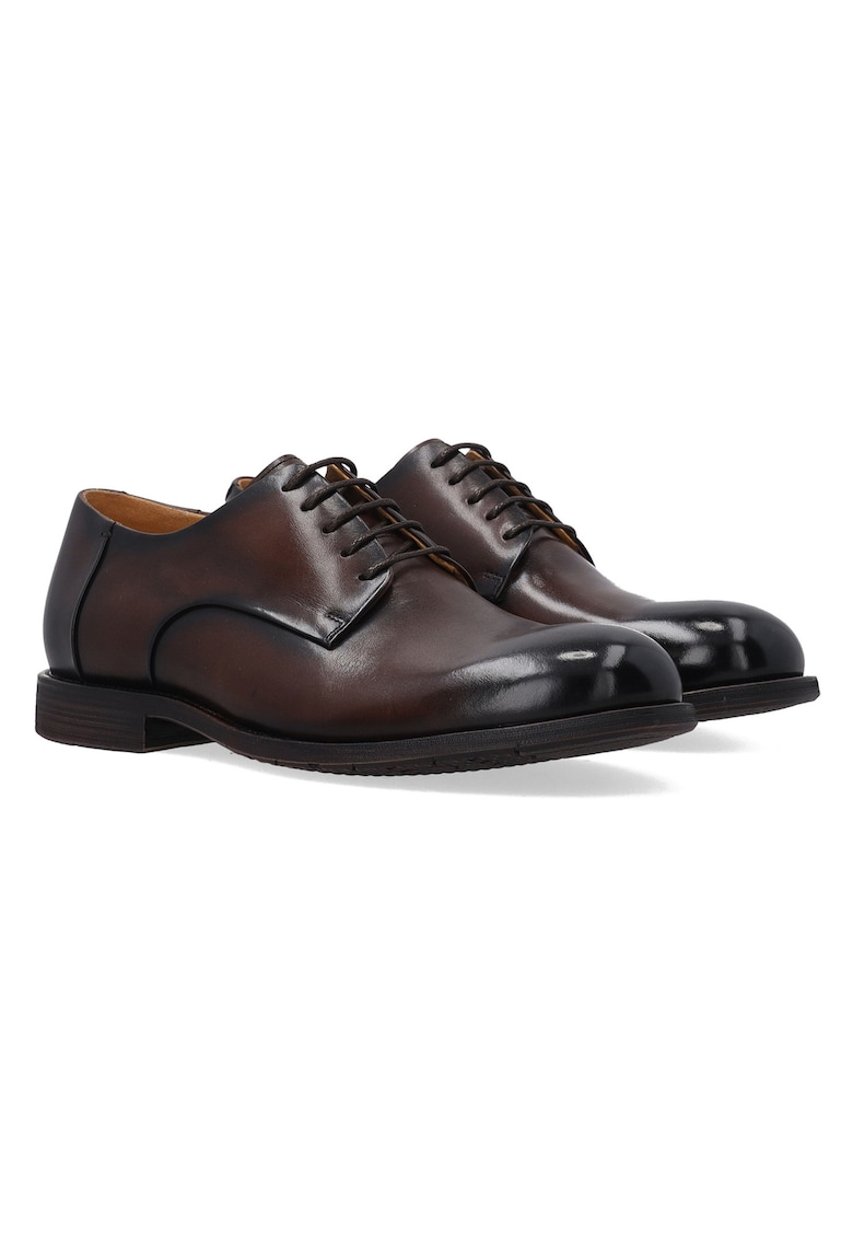 Pantofi din piele cu profil jos uni