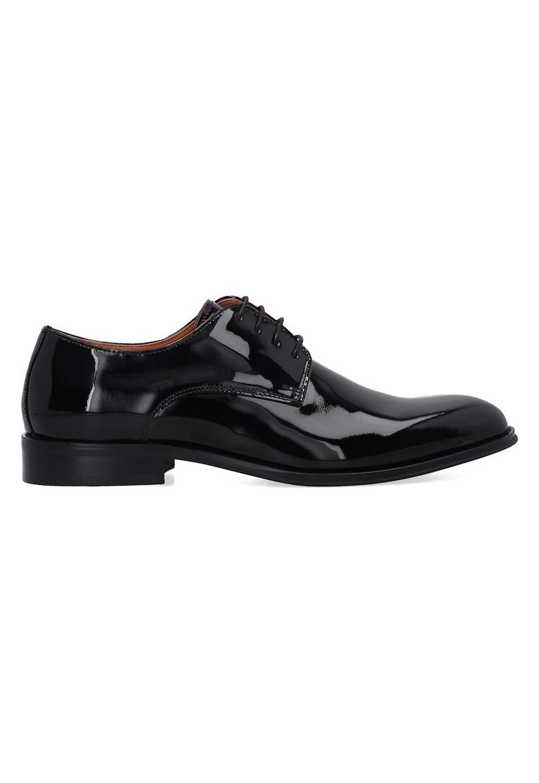 Pantofi Derby din piele lacuita -