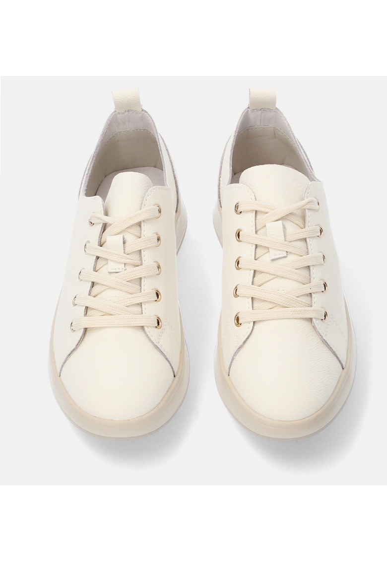 Pantofi sport din piele naturala cu profil jos.