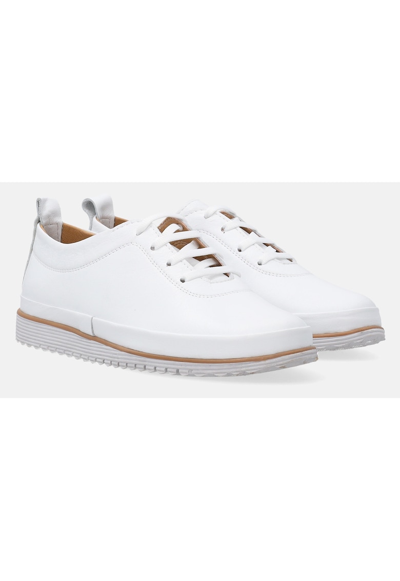 Pantofi sport cu model uni si talpa joasa