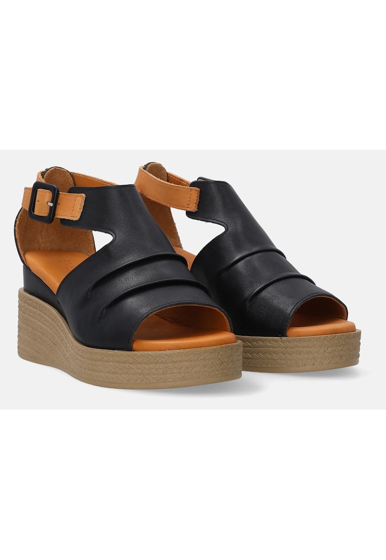 Sandale cu catarama cu talpa wedge