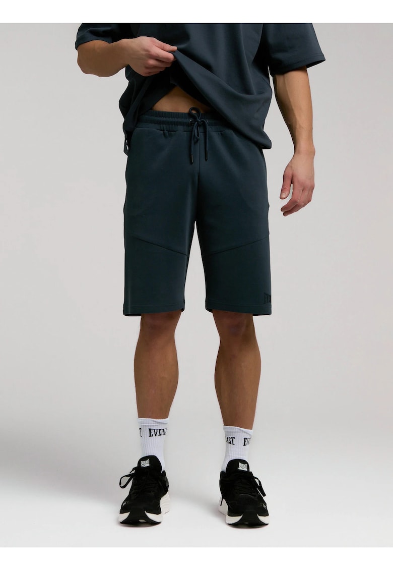 Pantaloni scurti cu buzunare laterale - Gri inchis - Gri inchis