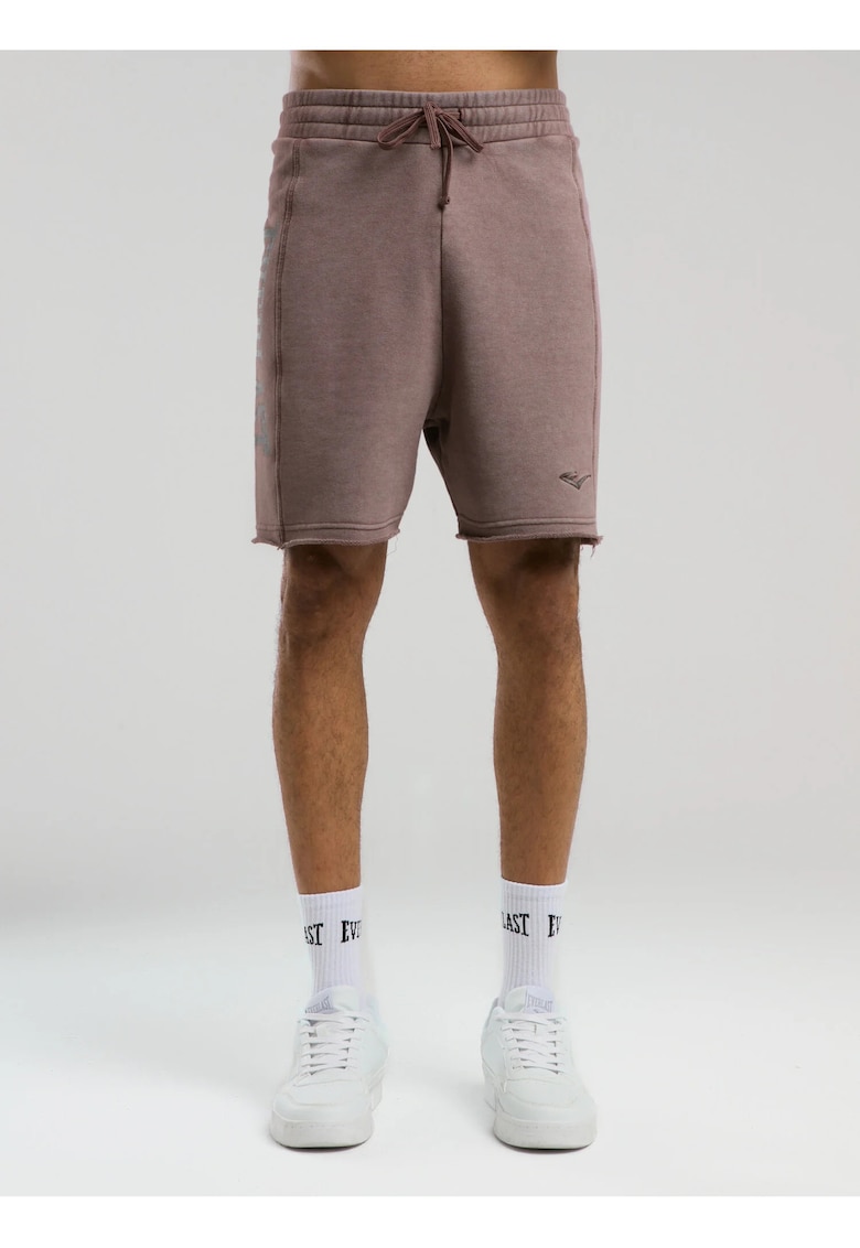 Pantaloni scurti cu buzunare laterale - Maro - Maro