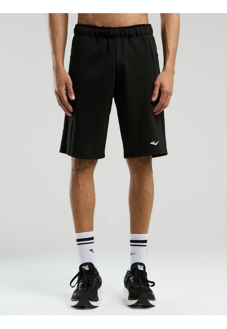 Pantaloni scurti din amestec de bumbac - Negru - Negru