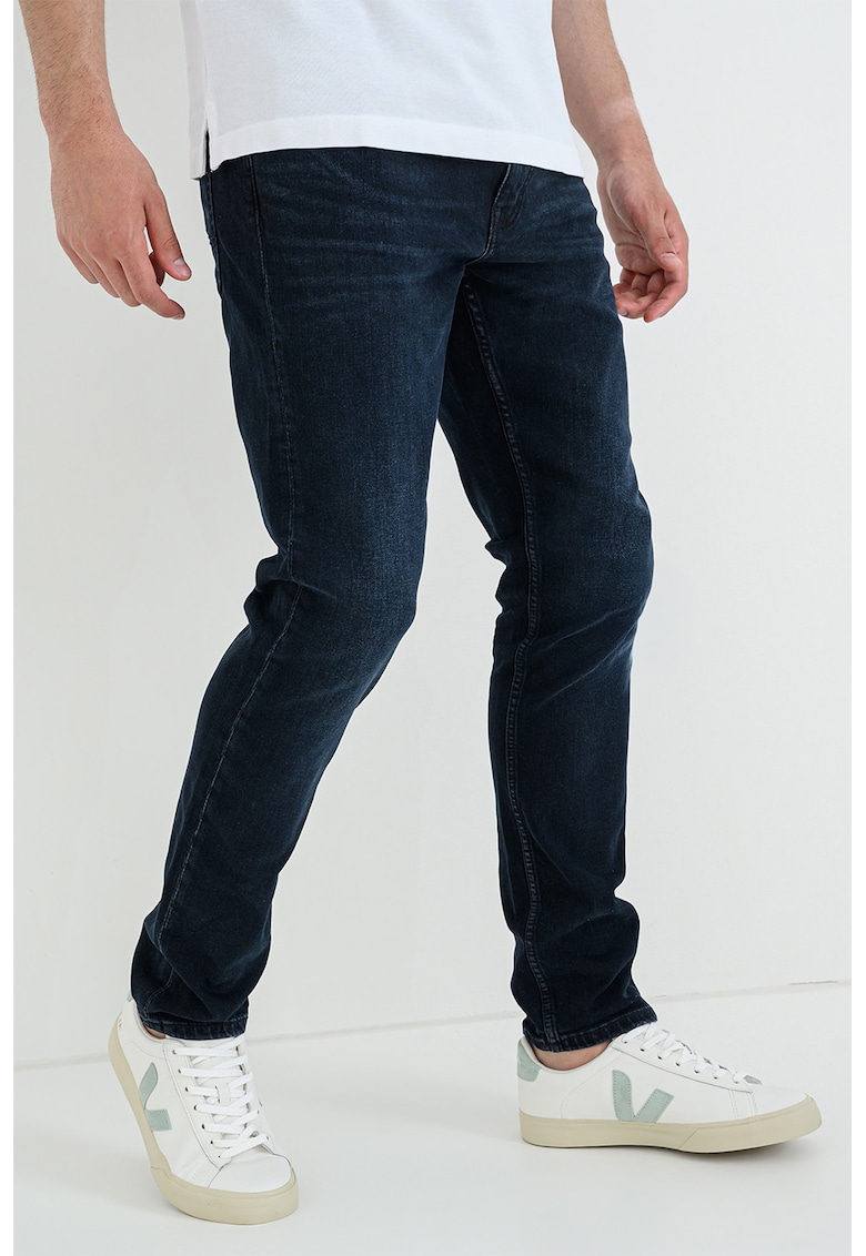Blugi slim-fit cu design 5 buzunare Oregon - Albastru ultramarin