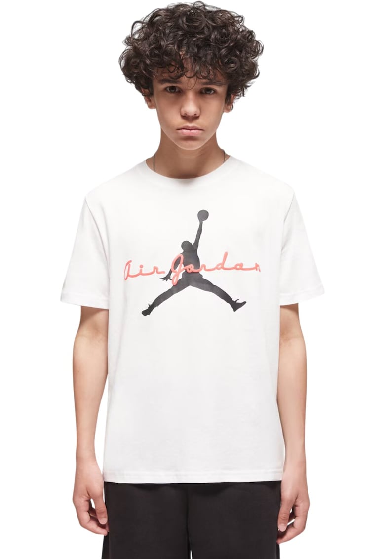 Tricou Flight Essentials Script 60368 - Alb