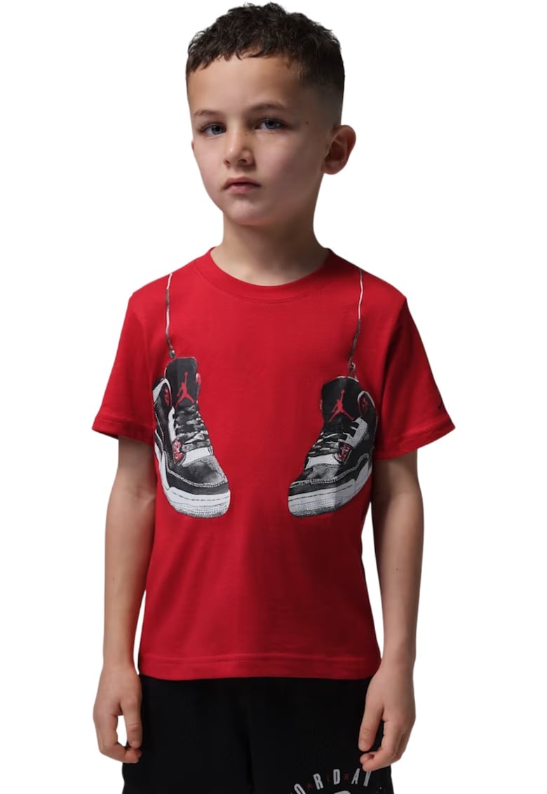 Tricou AJ3 Shoe Strings 60300 - Rosu