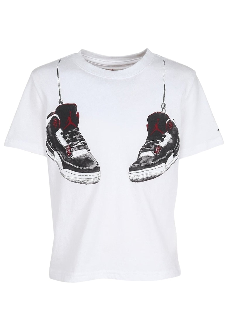 Tricou AJ3 Shoe Strings 60296 - Alb