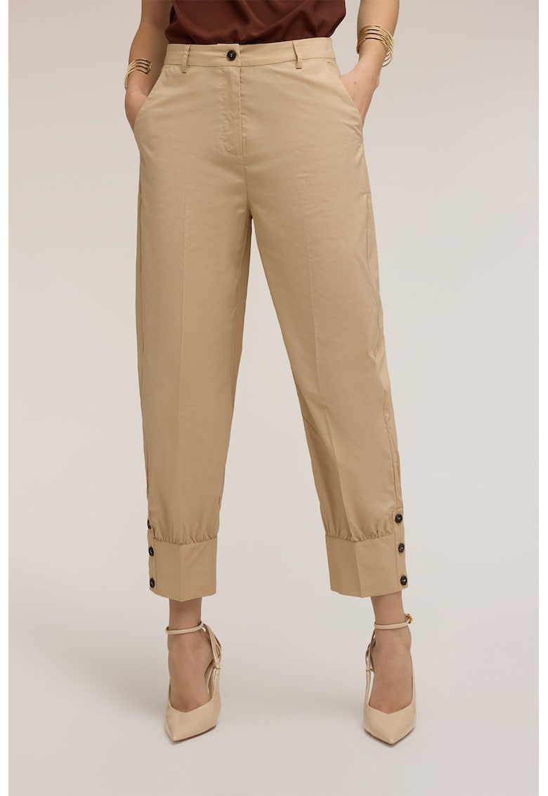 Pantaloni chino din bumbac - Bej deschis